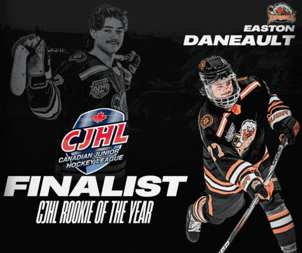 Daneault Named Finalist for CJHL Rookie of the Year