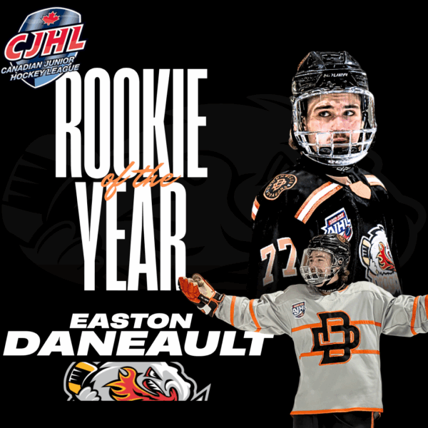 Daneault Wins CJHL Rookie of the Year