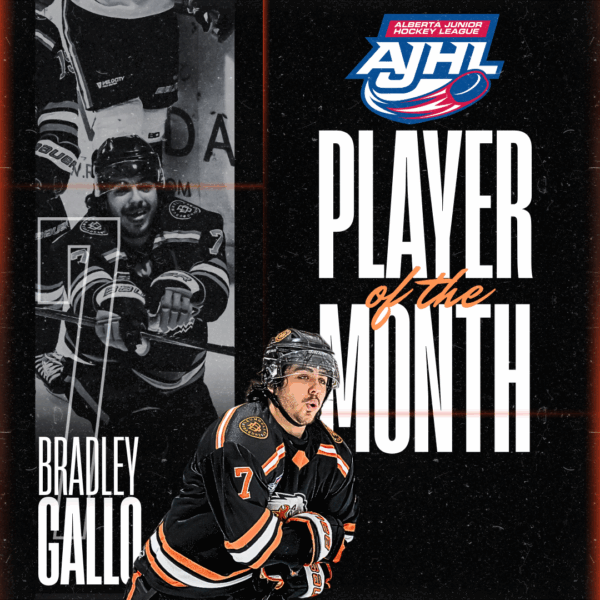 Gallo Wins AJHL Player of the Month